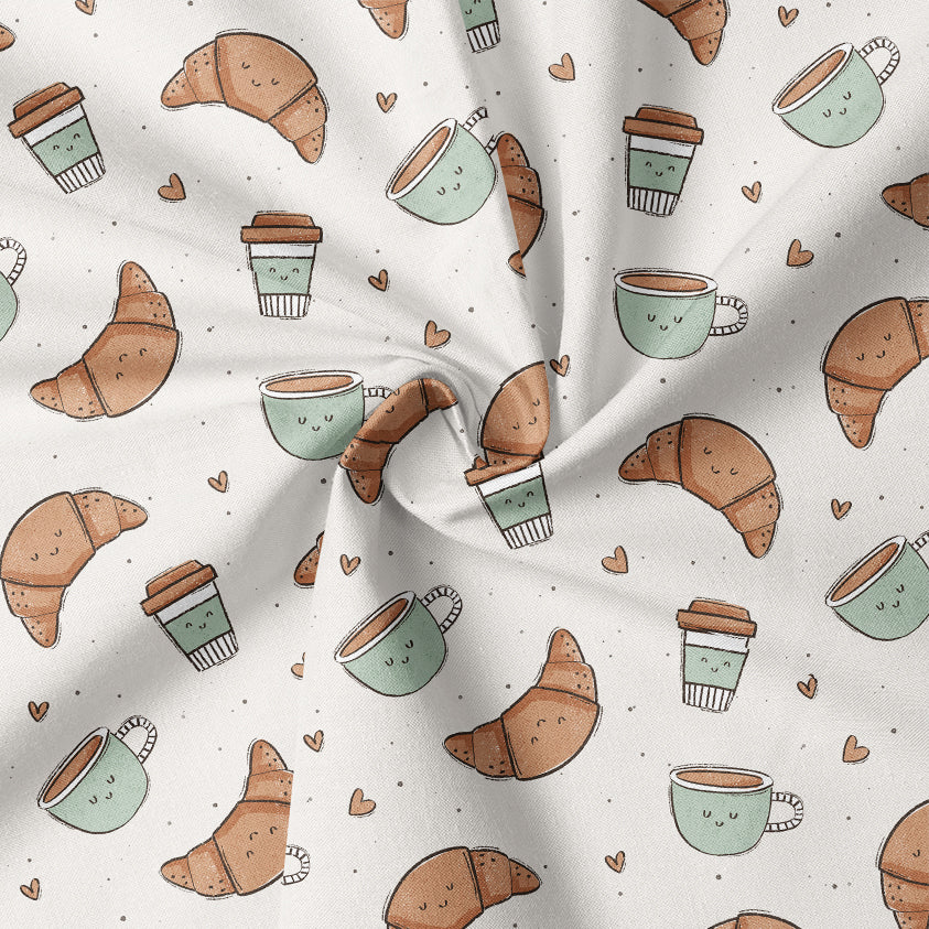0.5m French Terry Croissant mint