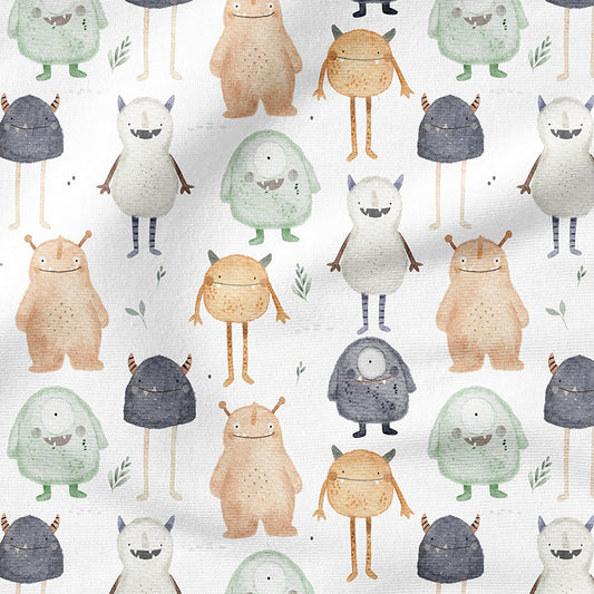 0.5m BIO French Terry Crumpets white *VORBESTELLUNG*