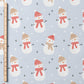 0.5m BIO French Terry Cute Snowman *STOFFÜBERSICHT*