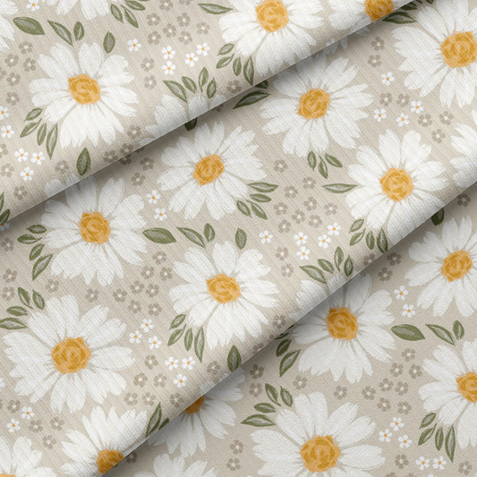 0.5m BIO Rippjersey Daisy Meadow beige *COMING SOON*