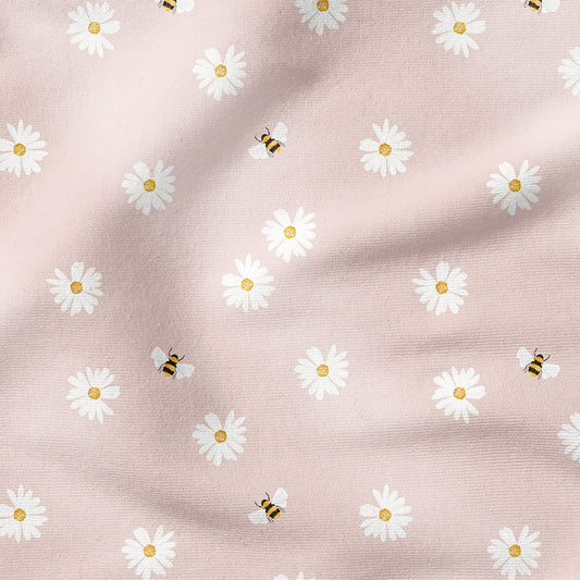 0.5m BIO French Terry Daisy rosa *STOFFÜBERSICHT*