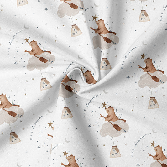 0.5m Biojersey Daydreamer white