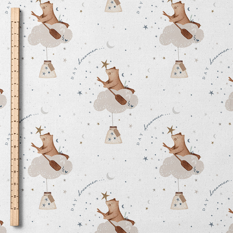 0.5m Biojersey Daydreamer white