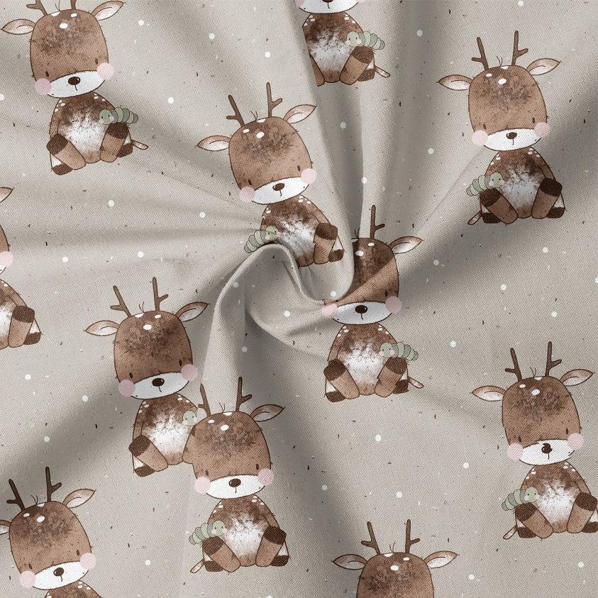 0.5m BIO French Terry Dear Deer