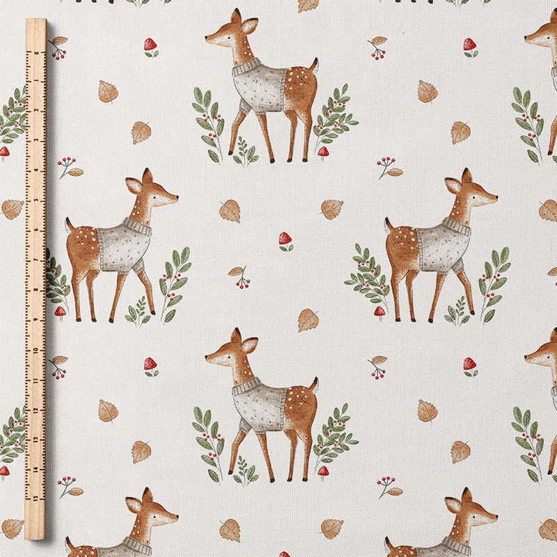 0.5m BIO French Terry Deer Winter