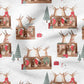 0.5m BIO French Terry Deer Santa Salt