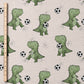 RESTSTÜCK 60cm BIO French Terry Dino-Ball