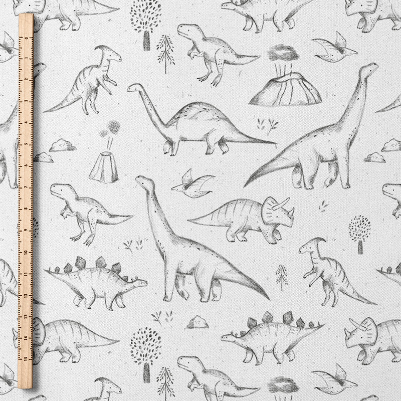 0.5m BIO French Terry Dino salt *VORBESTELLUNG*