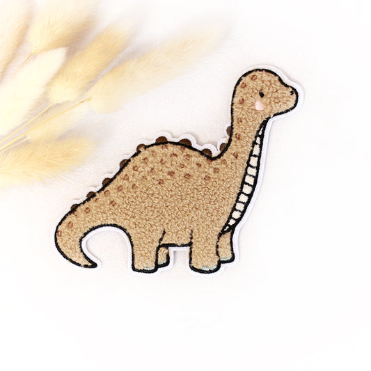 Chenille Patch: Dinos Brachiosaurier | 9x11cm