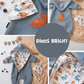 0.5m BIO French Terry Dinosaurs bright *STOFFÜBERSICHT*