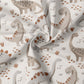 0.5m BIO French Terry Dinos cream *VORBESTELLUNG* Lieferzeit 4-7 Wochen*
