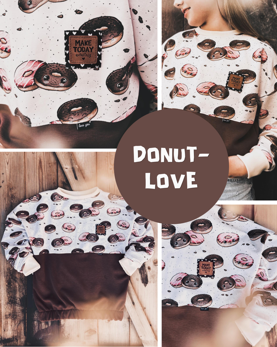 0.5m BIO French Terry Donut-Love *STOFFÜBERSICHT*
