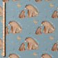 0.5m BIO French Terry Dream little Bear dusk  *STOFFÜBERSICHT*