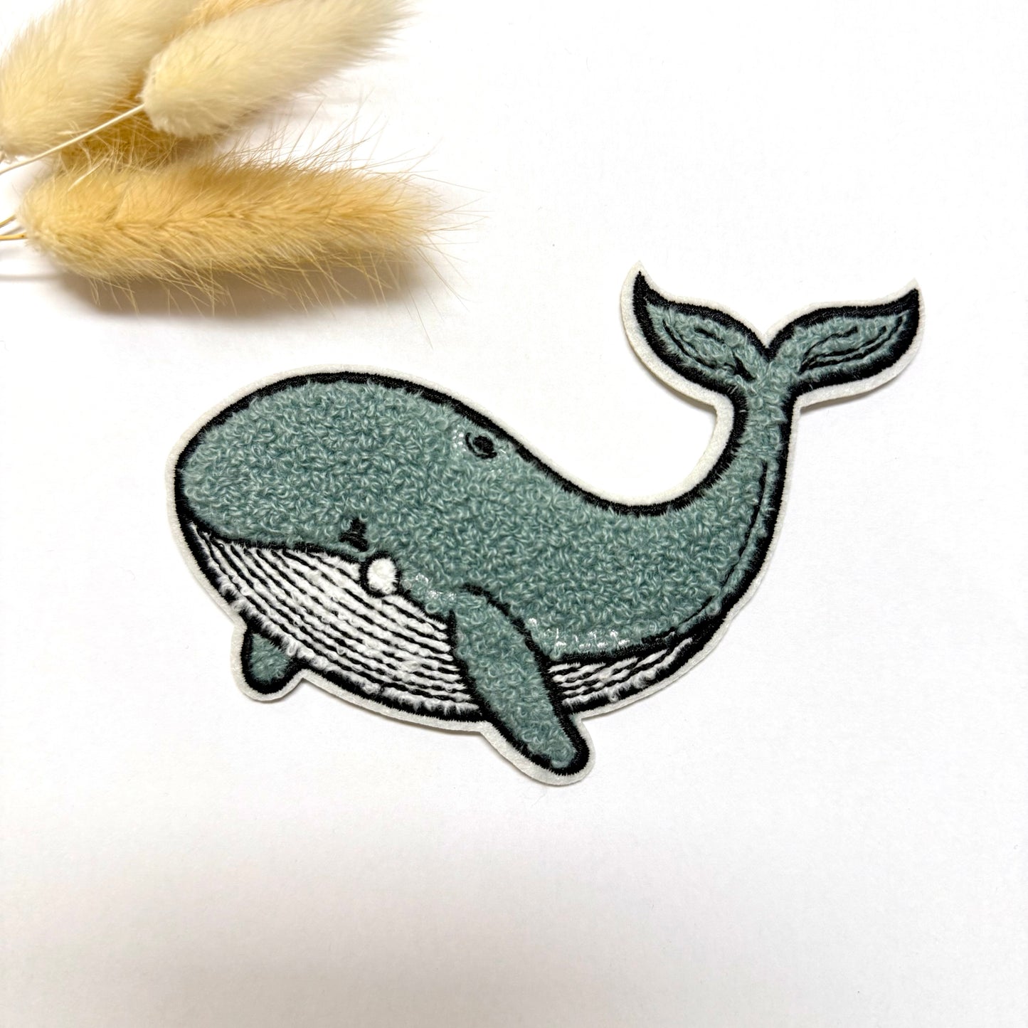 Chenille Patch: Wal-Blumen Wal | 8x13cm