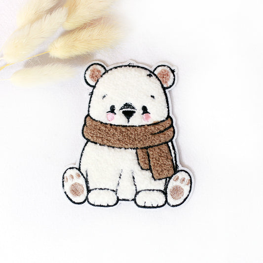 Chenille Patch: Eisbär Levi | 9x8cm