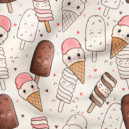 0.5m Bademodestoff Eisliebe *VORBESTELLUNG - Lieferzeit 4-7 Wochen*