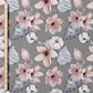 0.5m Biojersey Eves Flowers grey