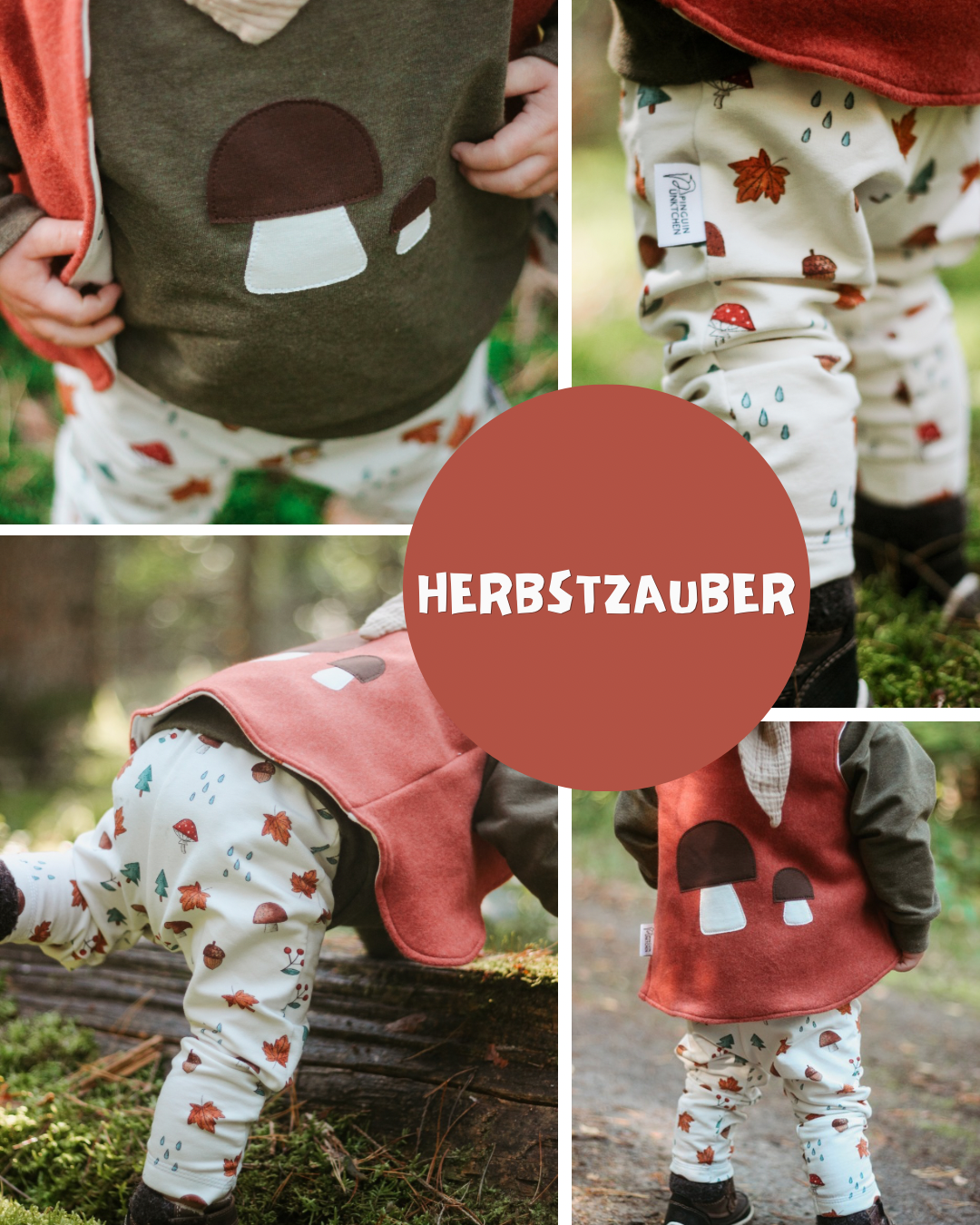 0.5m BIO French Terry Herbstzauber