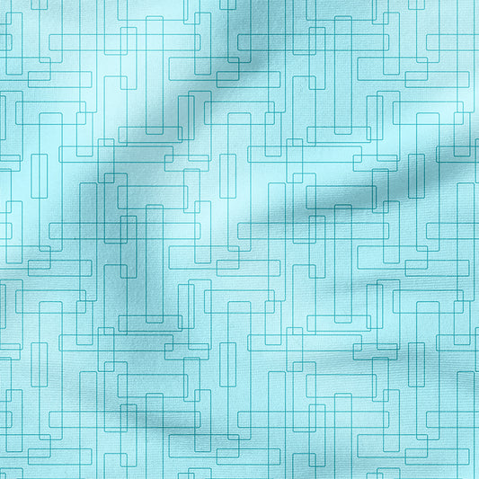 0.5m BIO French Terry Pipes aqua