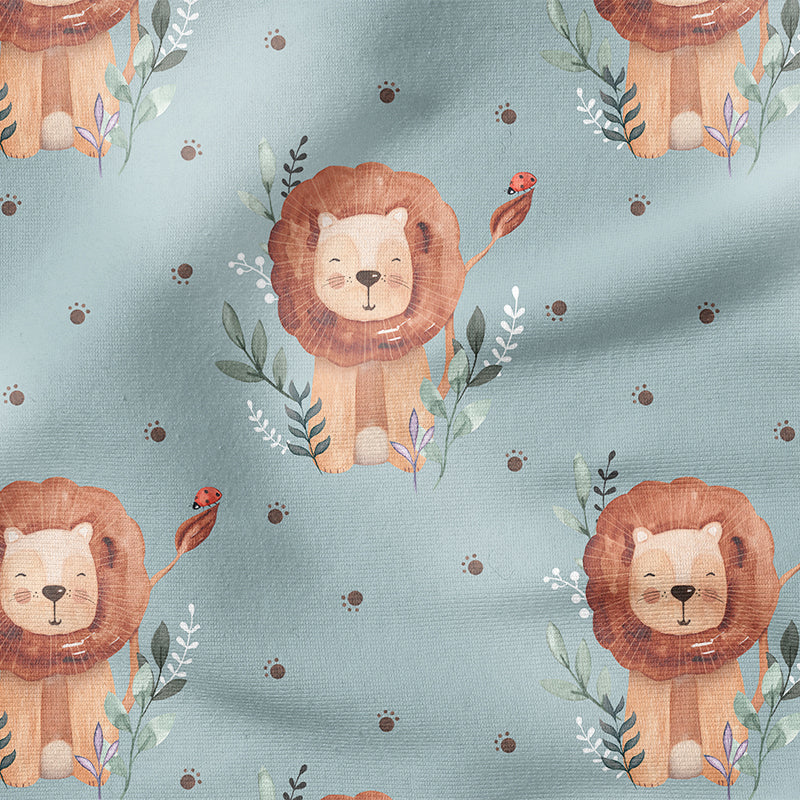 0.5m BIO French Terry Little Lion *STOFFÜBERSICHT*