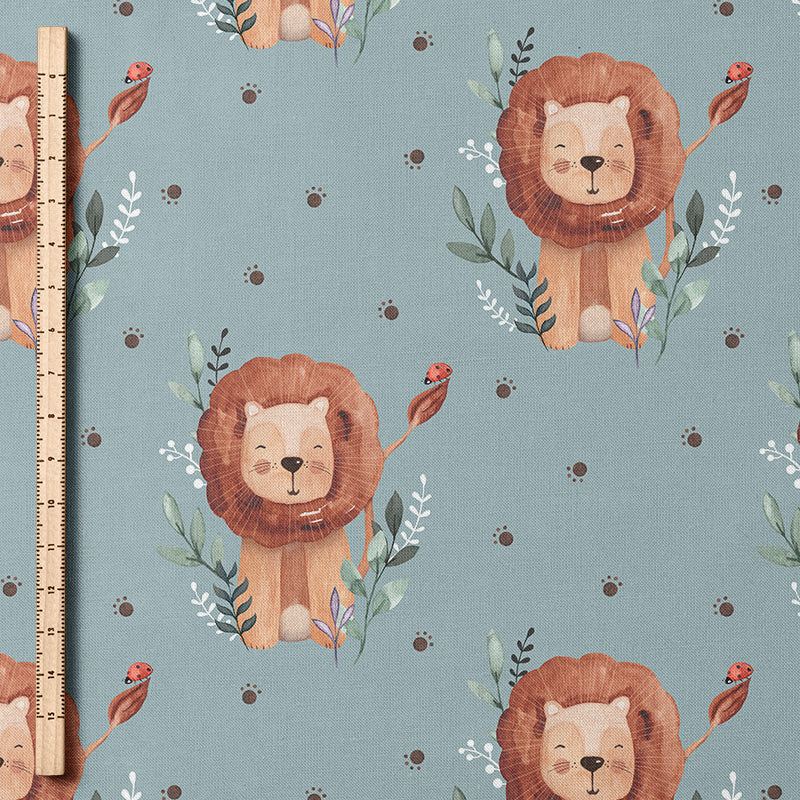 0.5m BIO French Terry Little Lion *STOFFÜBERSICHT*