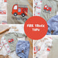 0.5m BIO French Terry Fire Truck tofu
