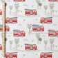 0.5m BIO French Terry Fire Truck white *VORBESTELLUNG*