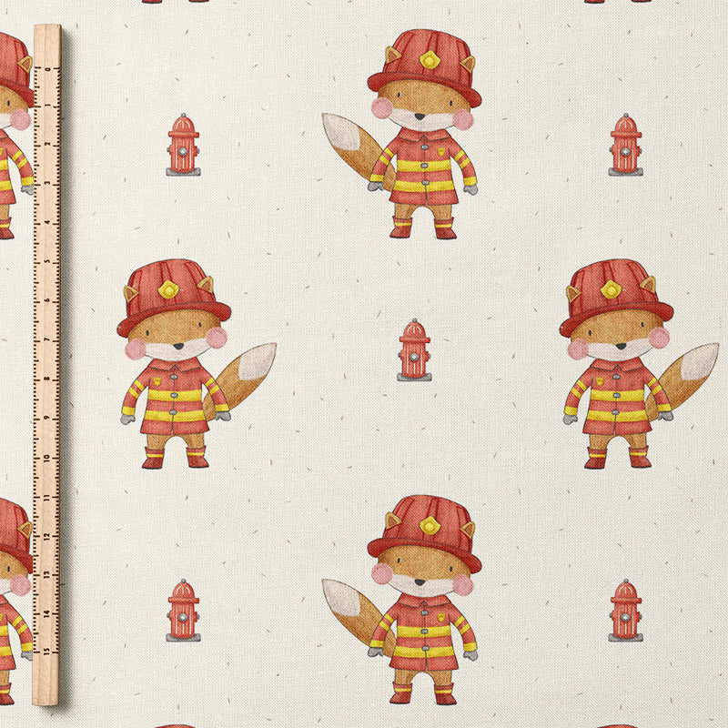 0.5m BIO French Terry Firefighter-Foxi