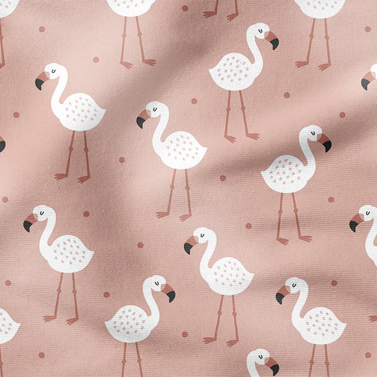 0.5m BIO French Terry Flavio Flamingo rosa *STOFFÜBERSICHT*