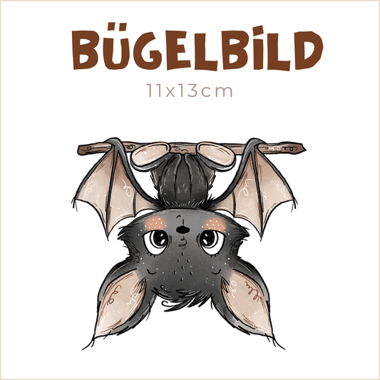 Bügelbild Fledermaus-Party: 2 | 11x13cm