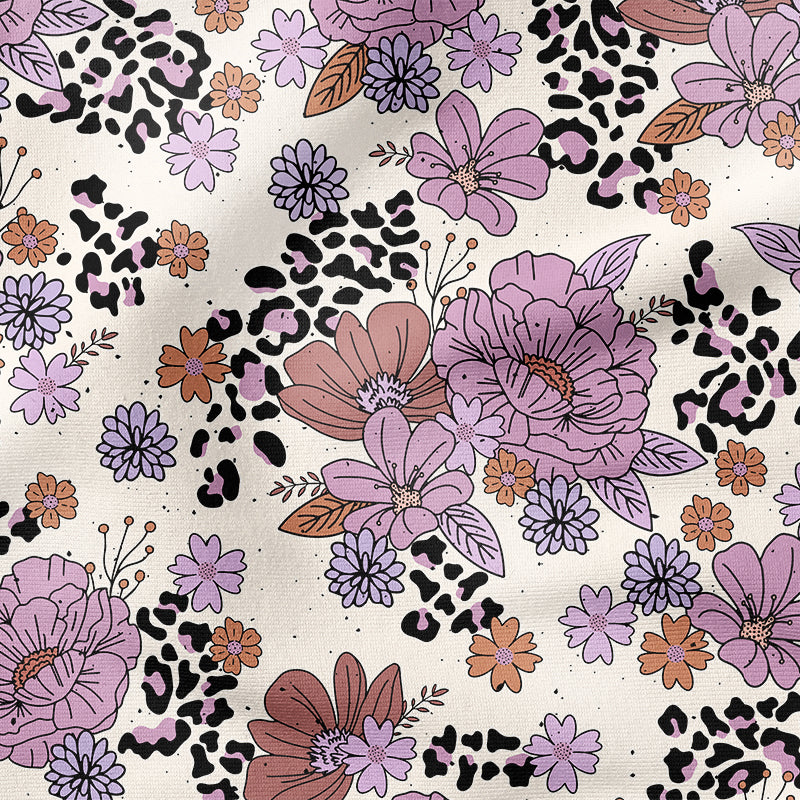 0.5m BIO French Terry Floraleo