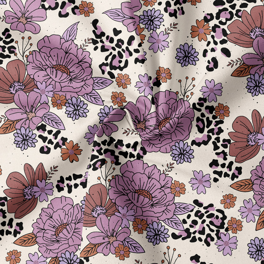 0.5m BIO French Terry Floraleo