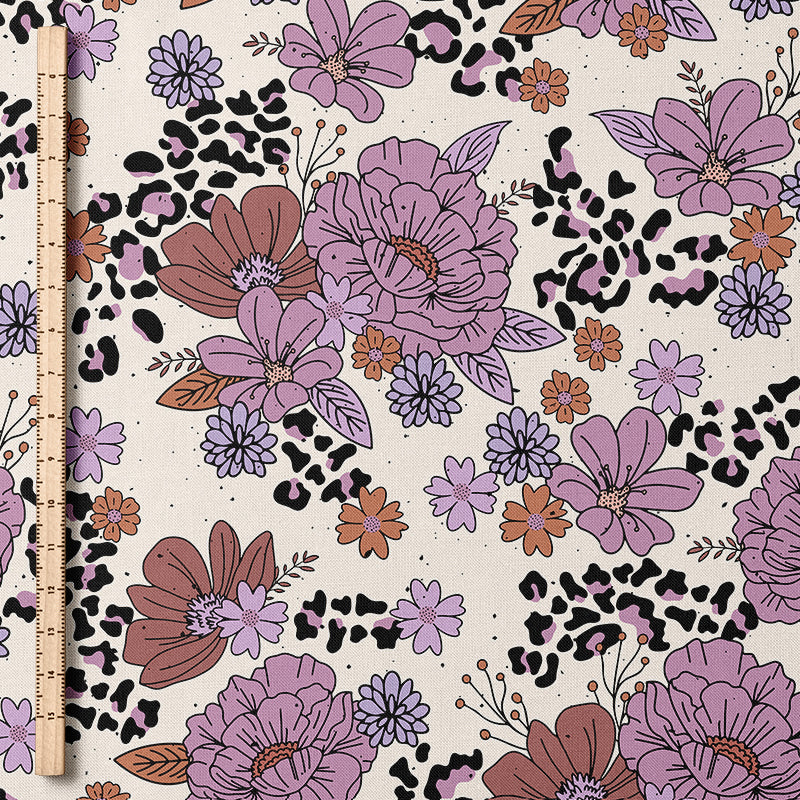 0.5m BIO French Terry Floraleo