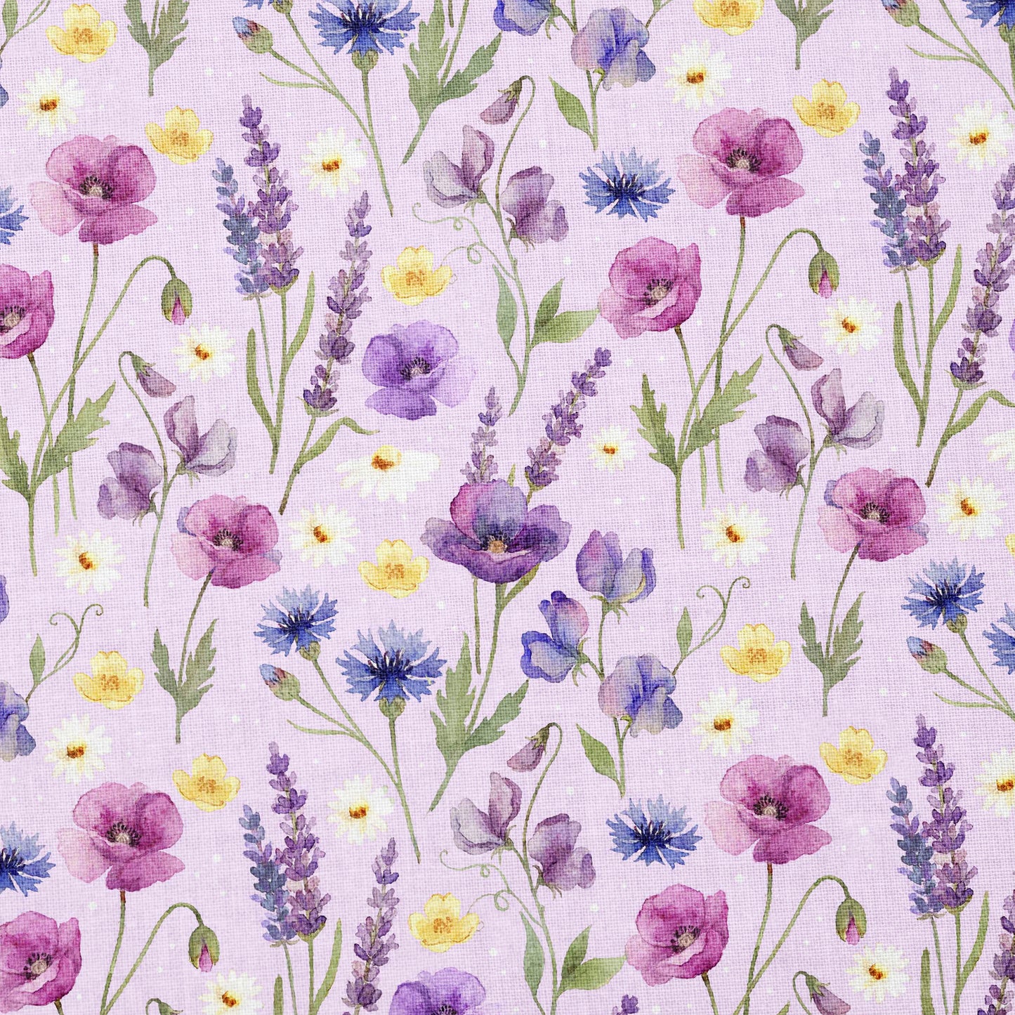 0.5m Baumwolle Floras Flowers blush