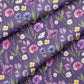 0.5m BIO Rippjersey Floras Flowers violett