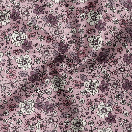 0.5m Biojersey Flowerlove violett *COMING SOON*