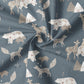 0.5m BIO French Terry Forest Animals steel *STOFFÜBERSICHT*