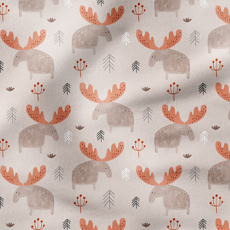 0.5m BIO French Terry Forest Friend Moose