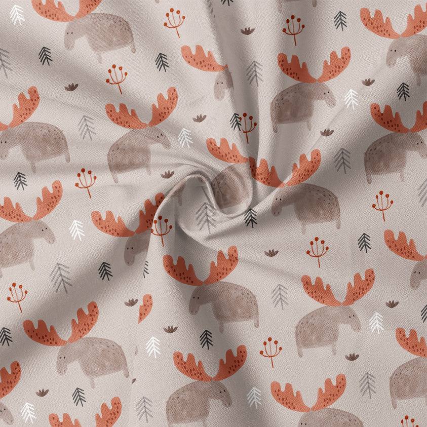 0.5m BIO French Terry Forest Friend Moose