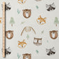 0.5m BIO French Terry Forest Friends ecru *STOFFÜBERSICHT*