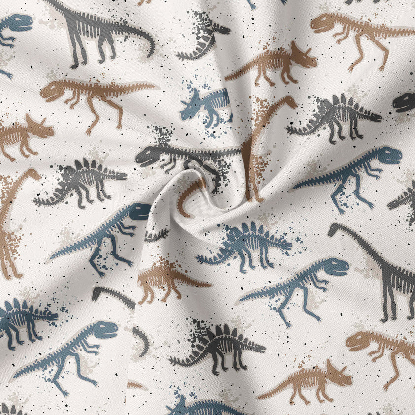 RESTSTÜCK 135cm Biojersey Fossilien