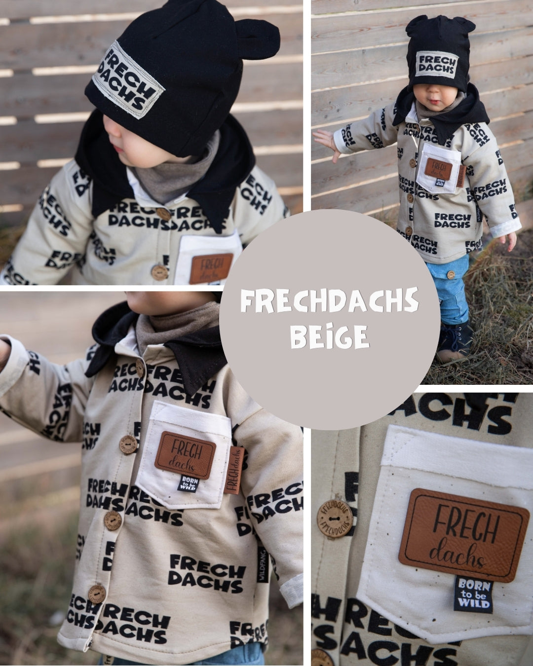0.5m BIO French Terry Frechdachs beige