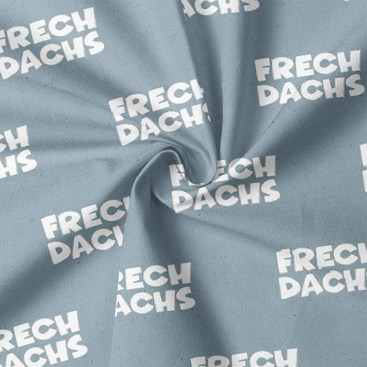 0.5m Biojersey Frechdachs denim