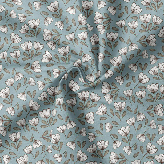 0.5m Biojersey Frühlings-Pferdchen Kombistoff