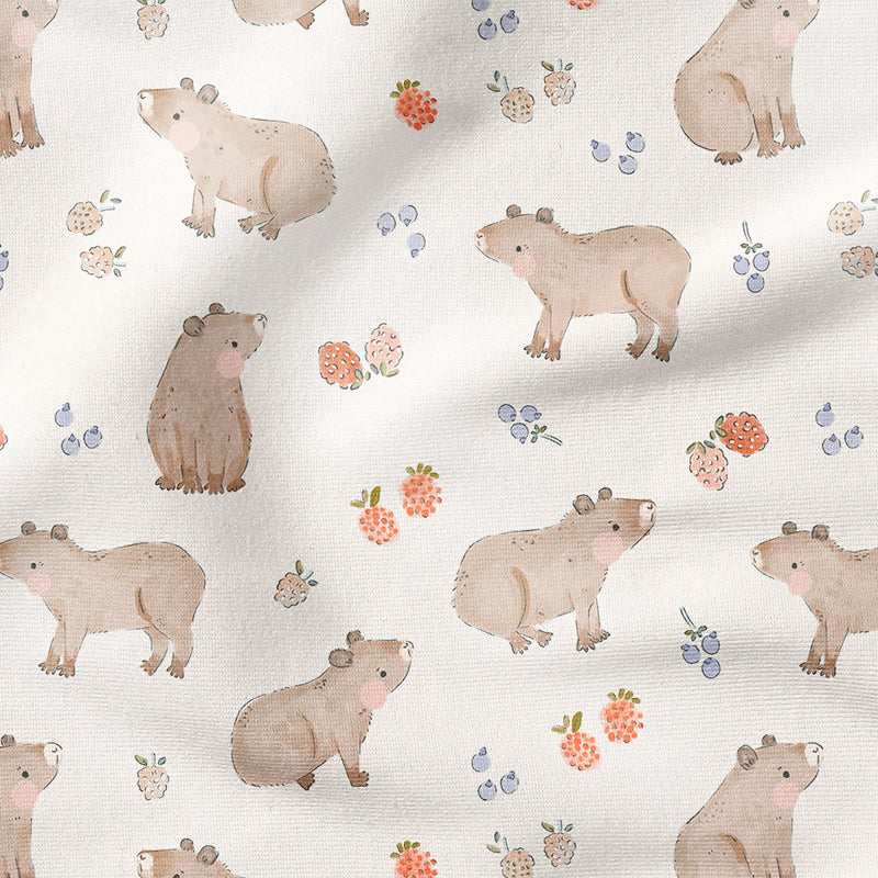 0.5m BIO French Terry Fruity Capybara