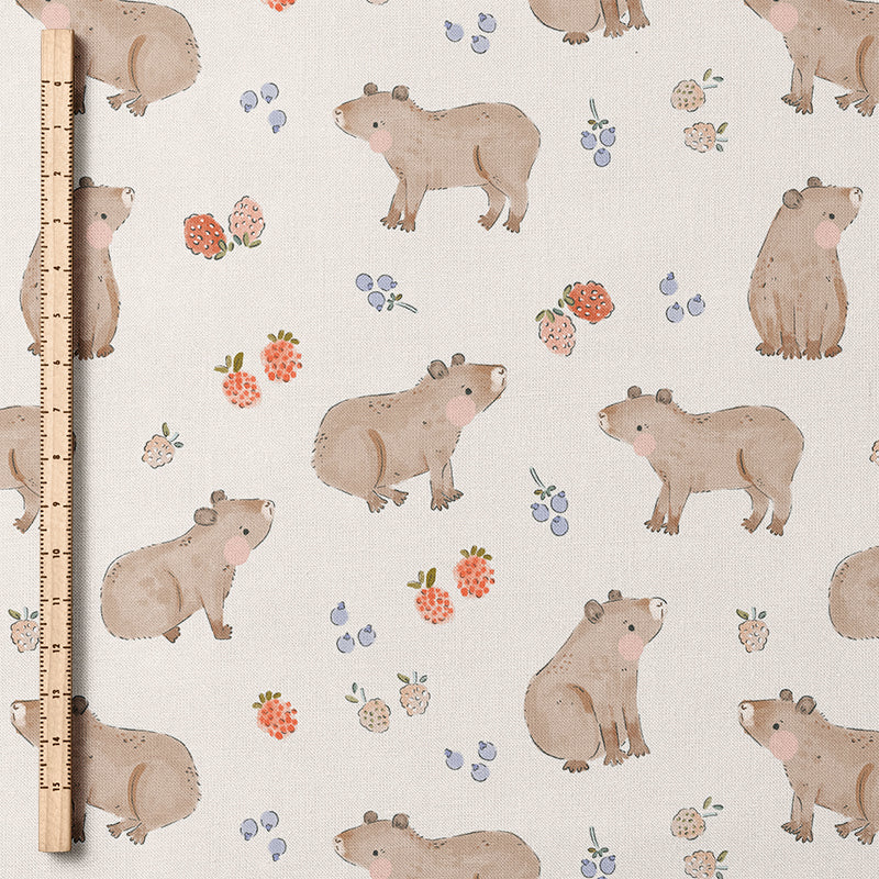 0.5m BIO French Terry Fruity Capybara
