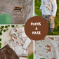 0.5m Biojersey Fuchs und Hase