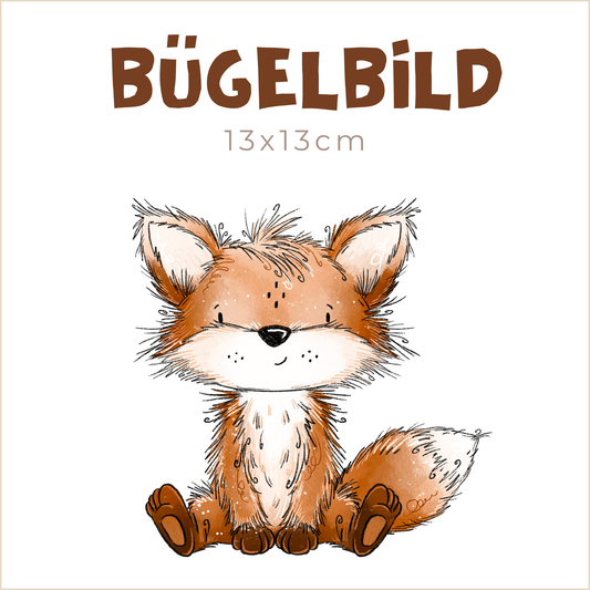 Bügelbild Fuchstag: Fuchs |  13x13cm