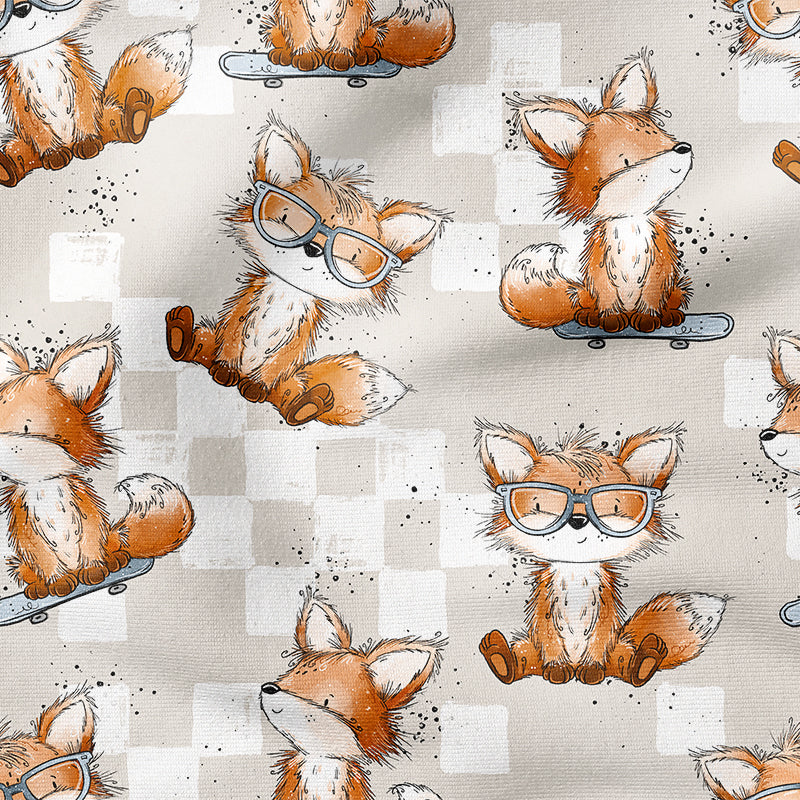 0.5m BIO French Terry Fuchstag