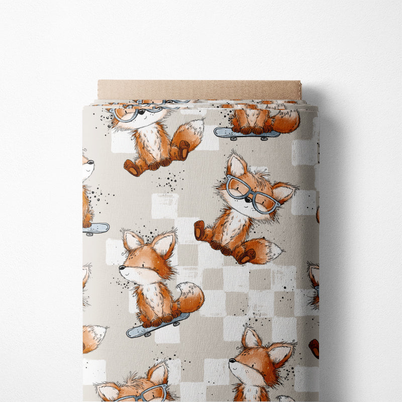 0.5m BIO French Terry Fuchstag